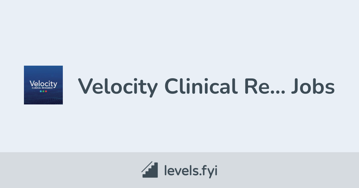 velocity clinical research remote jobs