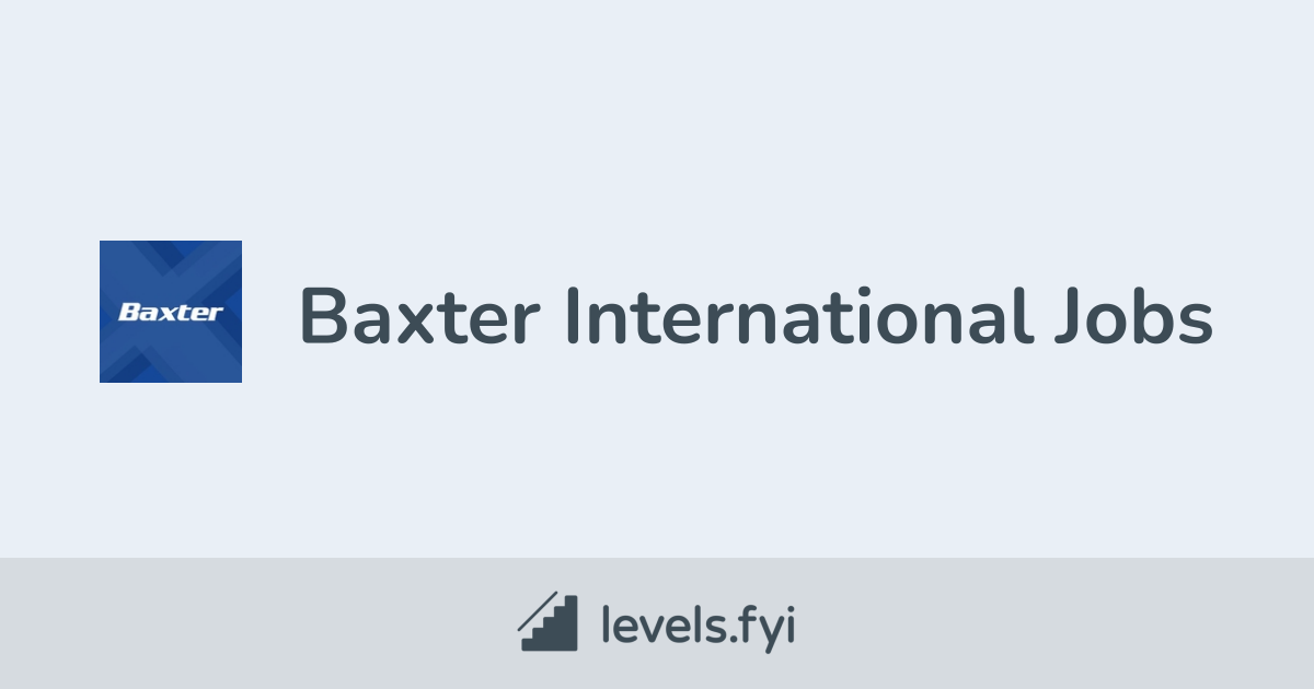 Project Manager, Procurement (f/... Baxter International Levels.fyi